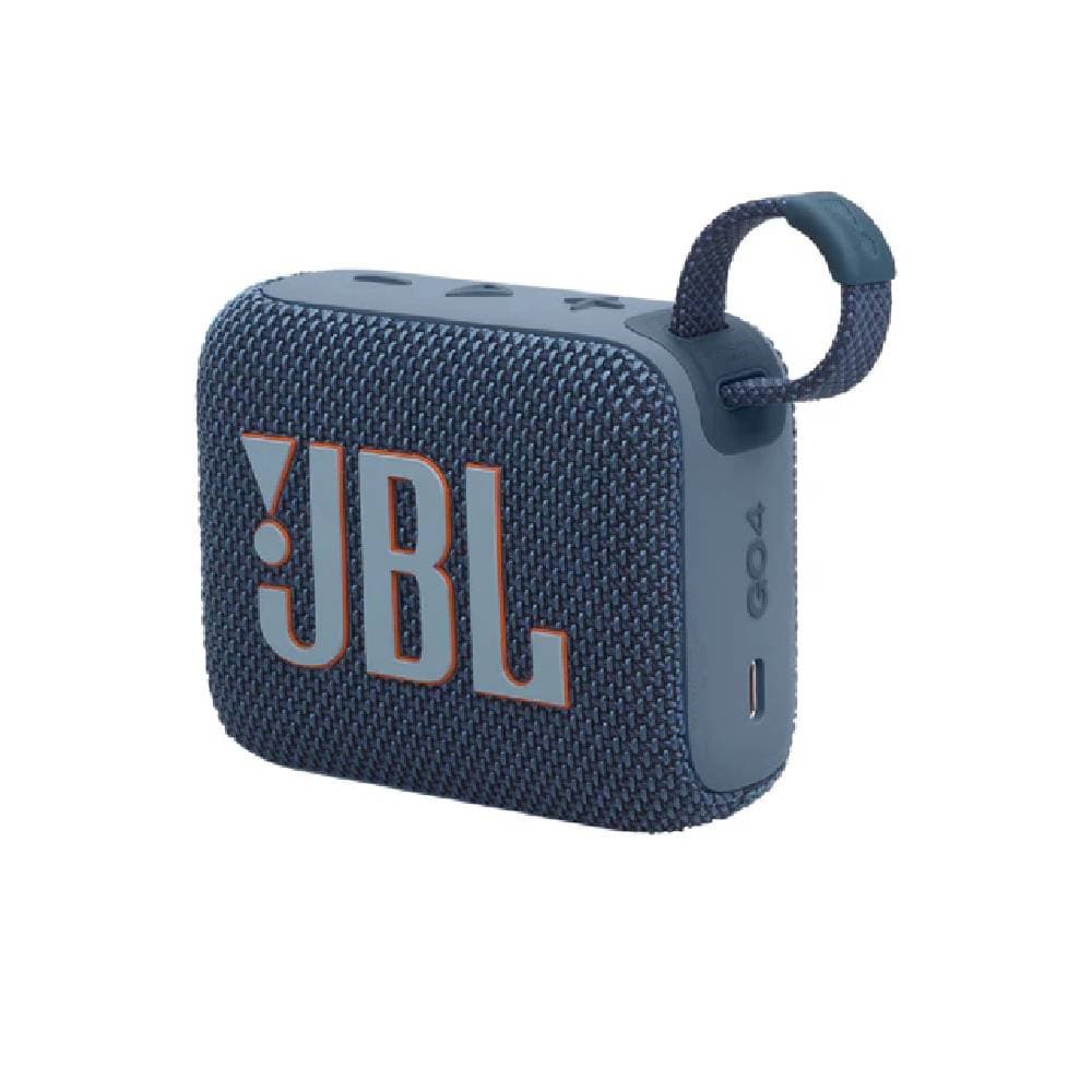 مكبر صوت جى بى ال Go 4 لاسلكي محمول بتقنية البلوتوث، مقاوم للماء، حتى 9 ساعات، أزرق