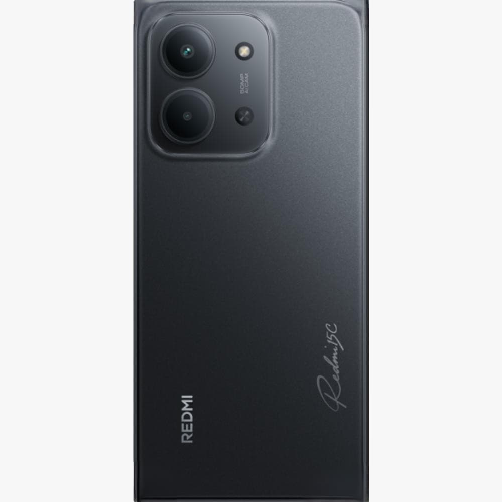 Xiaomi Redmi 15C, 128GB, 6GB RAM, Dual Sim, 4G - Midnight Black, With 18 Months warranty