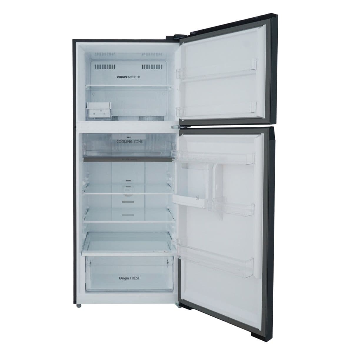 Toshiba Refrigerator, 411 Liters, No Frost, 2 Doors, GR-RT559WE-PMN(06) - Grey