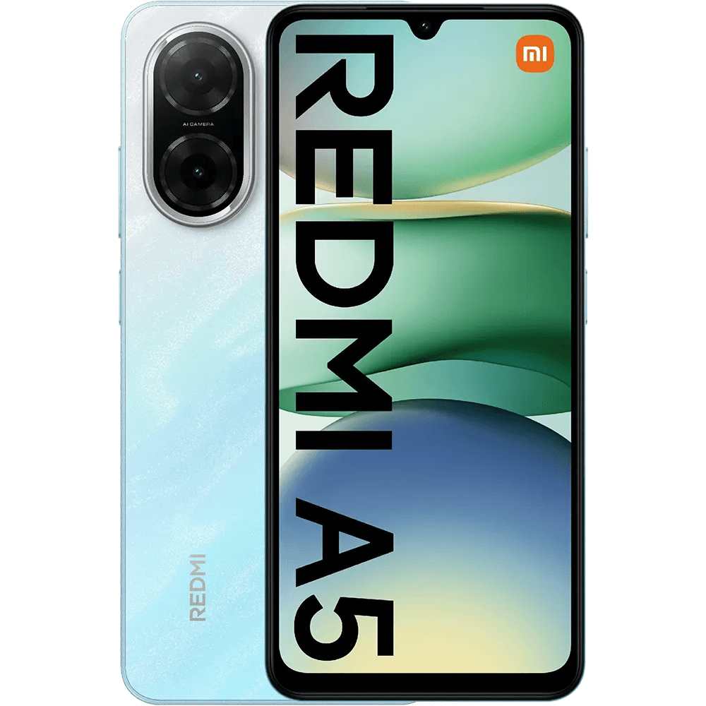 Xiaomi Redmi A5 Dual SIM, 128GB, 4GB RAM, 4G LTE - Ocean Blue