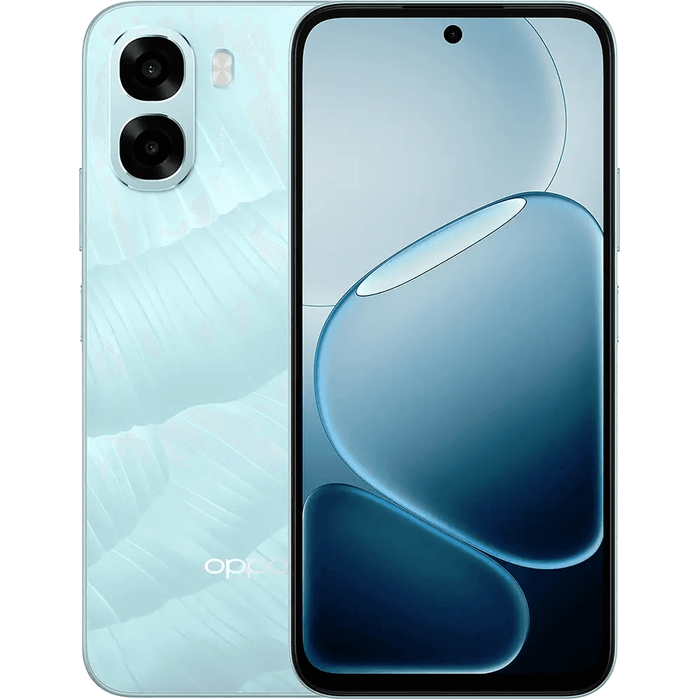 OPPO A6x Dual SIM, 64GB, 4GB RAM, 4G LTE - Ice Blue