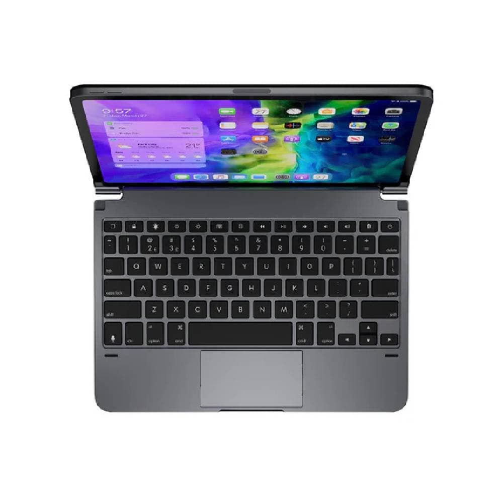 Brydge BRYTP4012, 11.0 Pro+ Wireless Keyboard For iPad Pro With Trackpad and Magnetic Cover - Gray