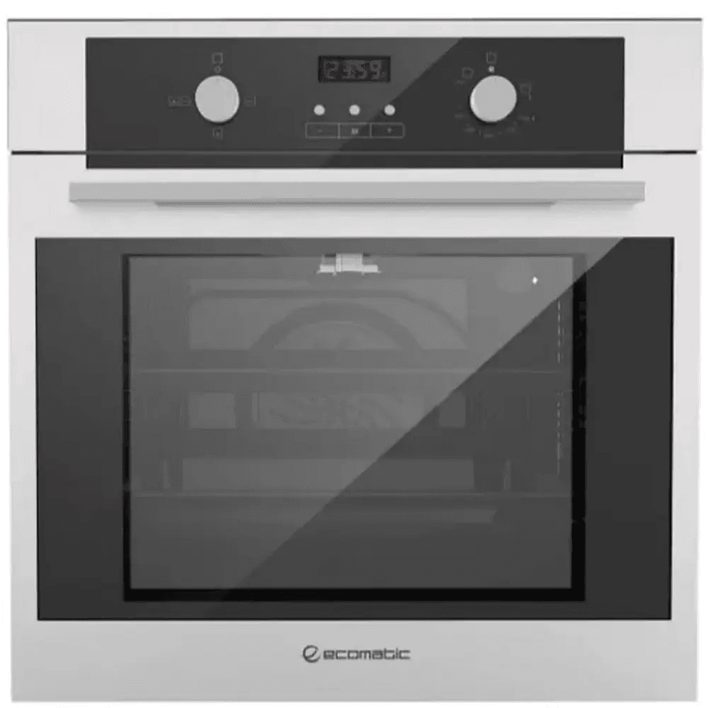 Ecomatic Built-in Oven, Gas, 60 cm, 67 L, Grill, Digital, G6424TDX - Silver