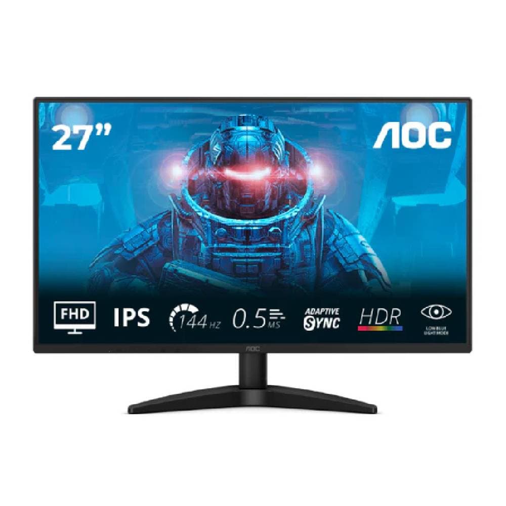 AOC 27B36X 27" IPS 144Hz FHD Gaming Monitor, 0.5ms MPRT - Black