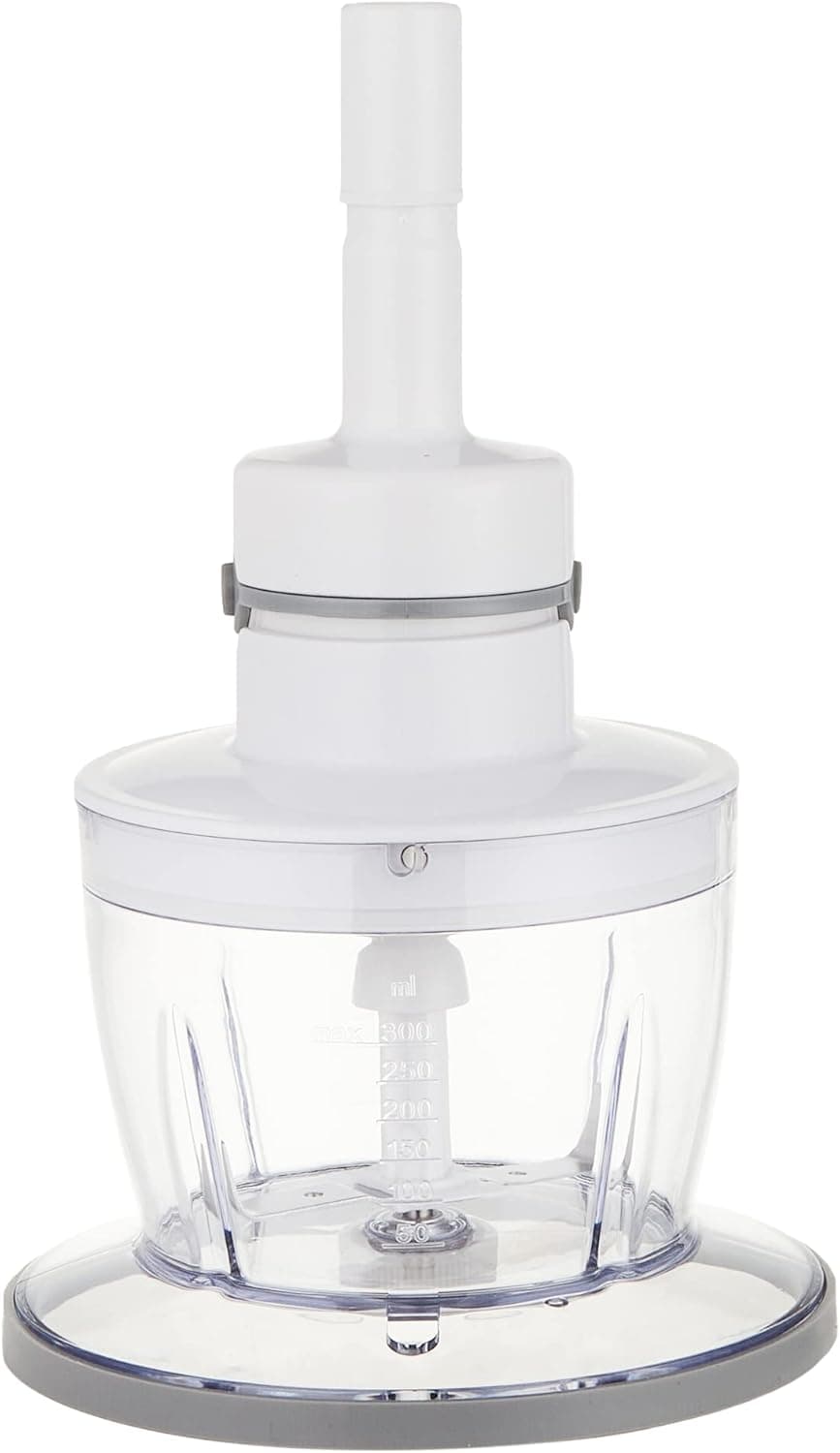 TORNADO Hand Mixer with Chopper, 400 Watt, White - THM-400SS
