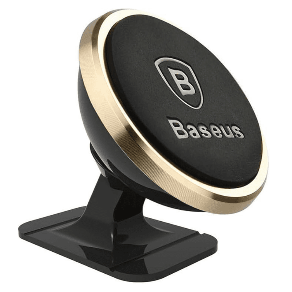 Baseus 360° Adjustable Magnetic Phone Mount, SUCX140015 - Gold