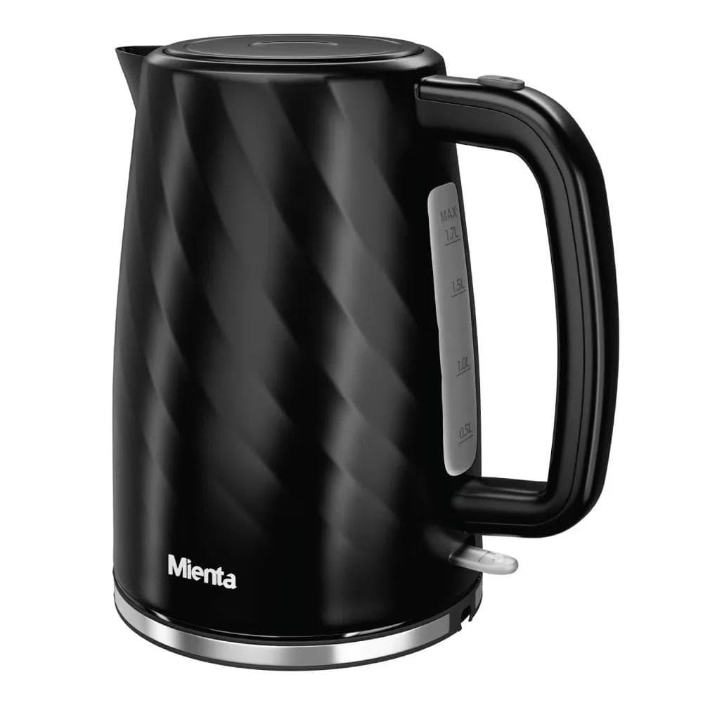 Mienta Electric Kettle , 1.7 Liter 2200 Watt , Black - EK201937A