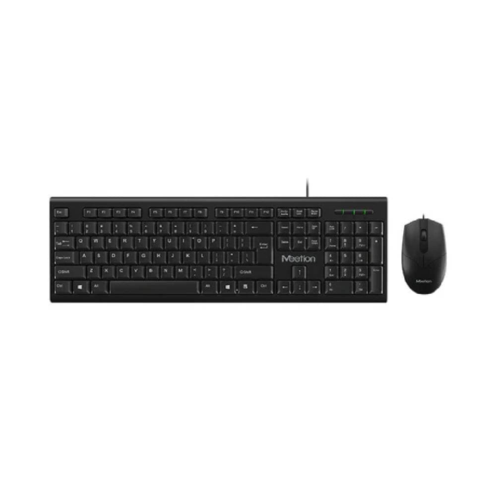 Meetion MT-C100 Computer Keyboard And Mouse Manufacturer USB Combo - Black