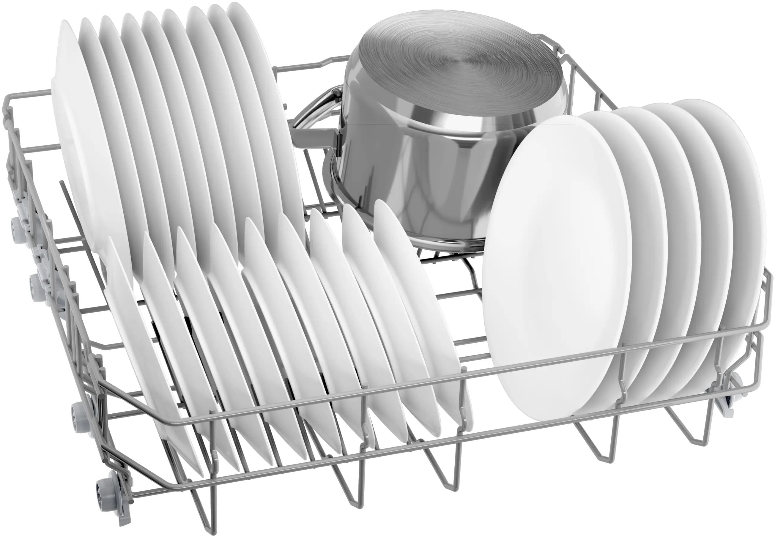 Bosch Series 4 Free Standing Dishwasher , 14 Persons Brushed Steel - SMS46NI20V