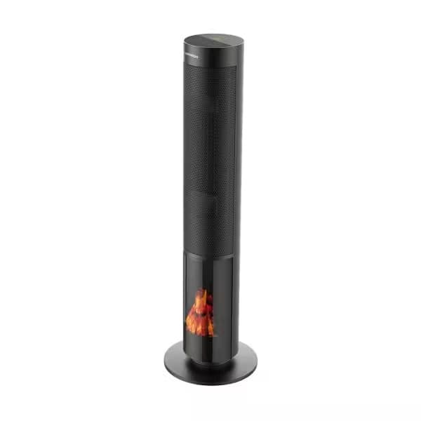Tornado Ceramic Heater, 2000 Watt, Remote - Black, TPH-2000DF