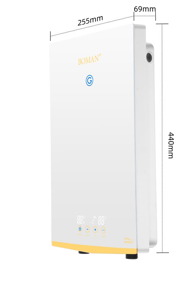Bowman Instant Electric Water Heater, 12 kW - White, WZL13-white