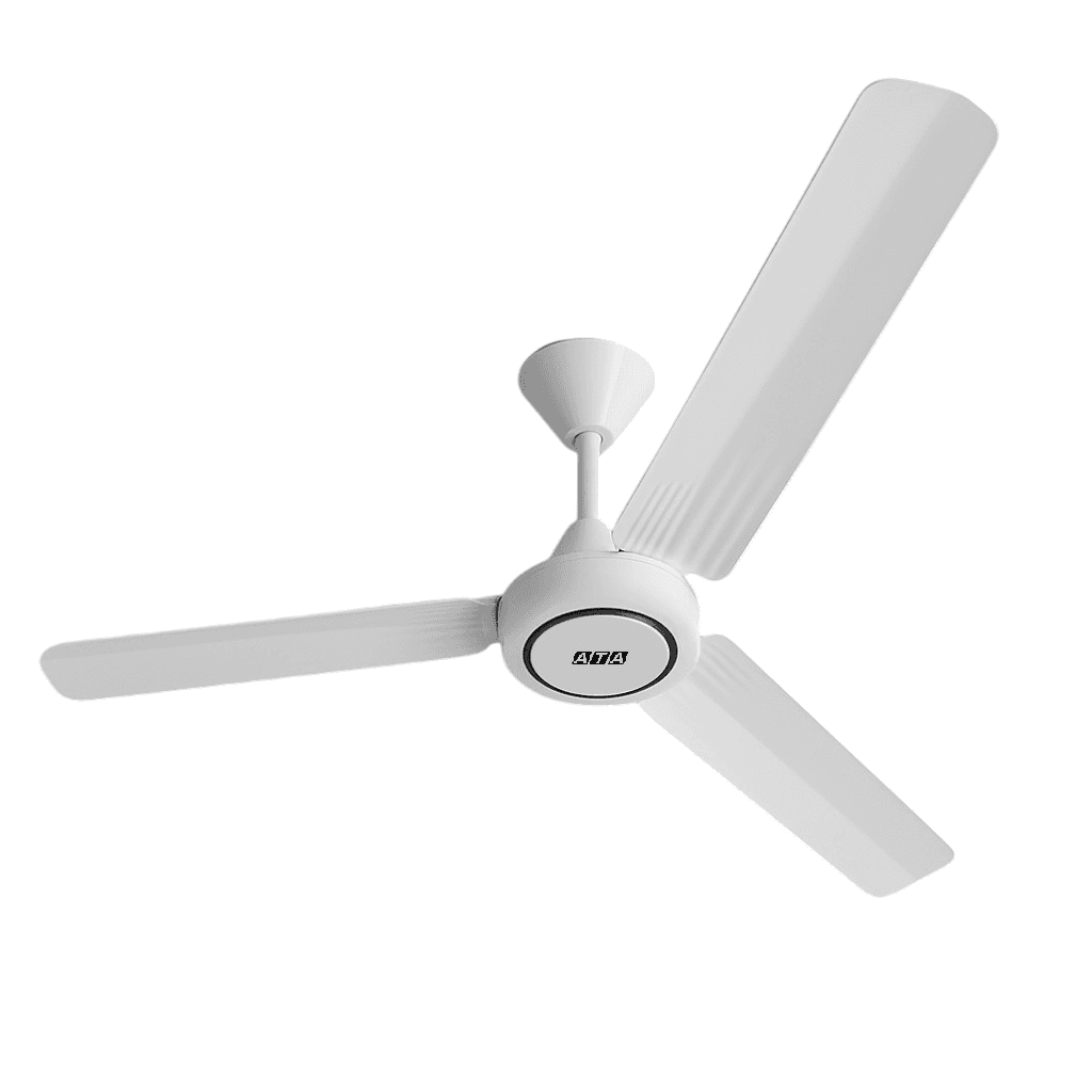 مروحة ايه تي ايه، بلاتينيوم، 48 بوصة - ابيض