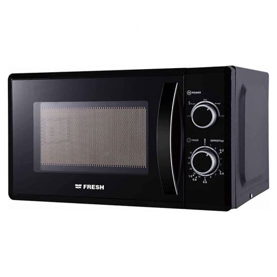 Fresh Microwave, 20 Litre, 700 Watt - Black, FMW-20MC-B