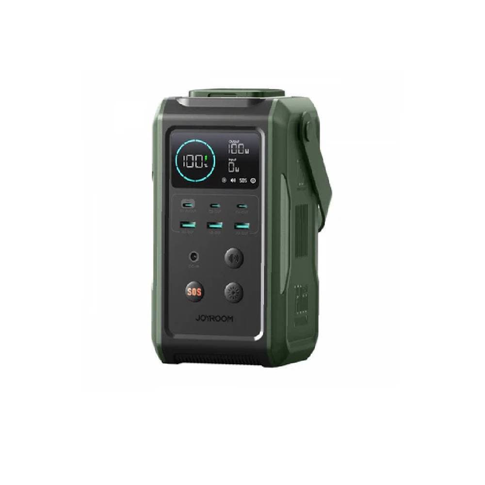 Joyroom Powerbank, 75000mAh, 100W 3x USB-C - Green