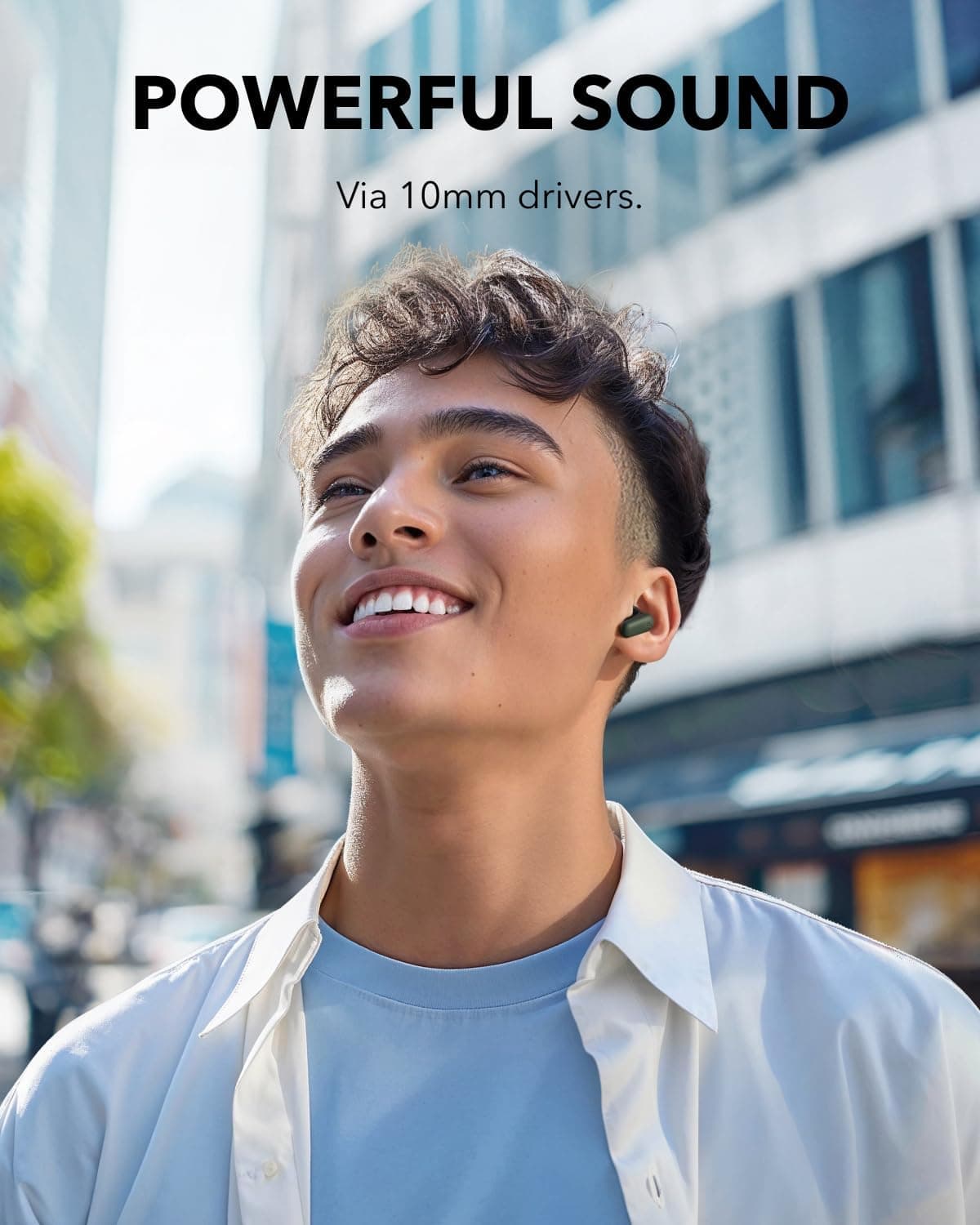Anker SoundCore P30i In-Ear Earbuds With 4 Mics, Noise Cancellation, Up to 45 Hours, Green - A3959Z61