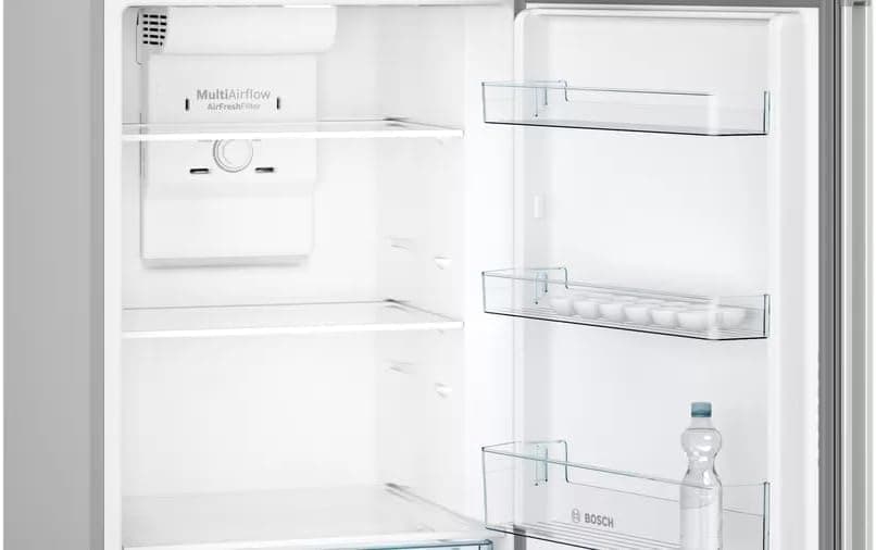 Bosch No Frost Refrigerator, 253 Liters, 2 Doors - Silver, KDN30N12E8