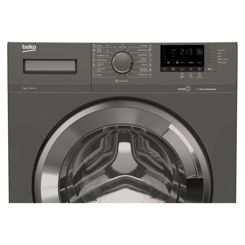 Beko Full Automatic Washing Machine, 7 kg, Inverter, Digital, WTV7512XMCI2 - Grey