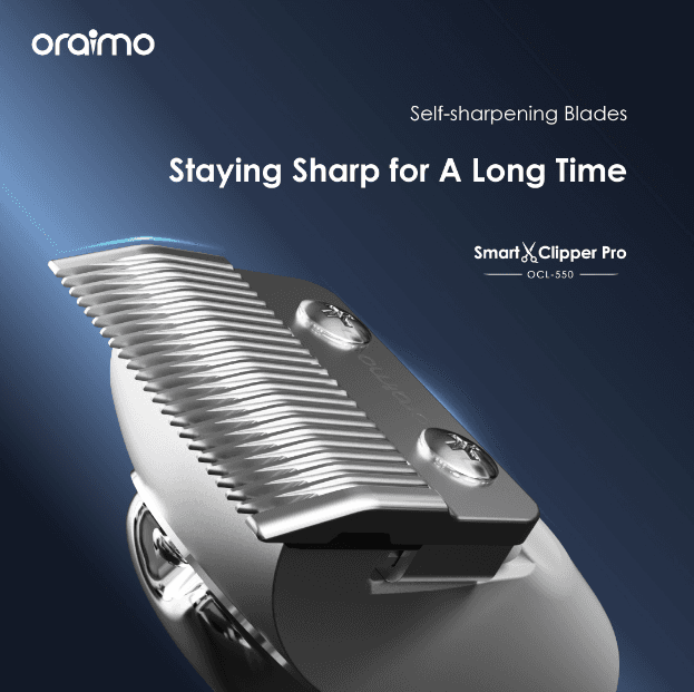 Oraimo Hair Clipper Self-sharpening, LED Screen Display, OCL-550 - Silver