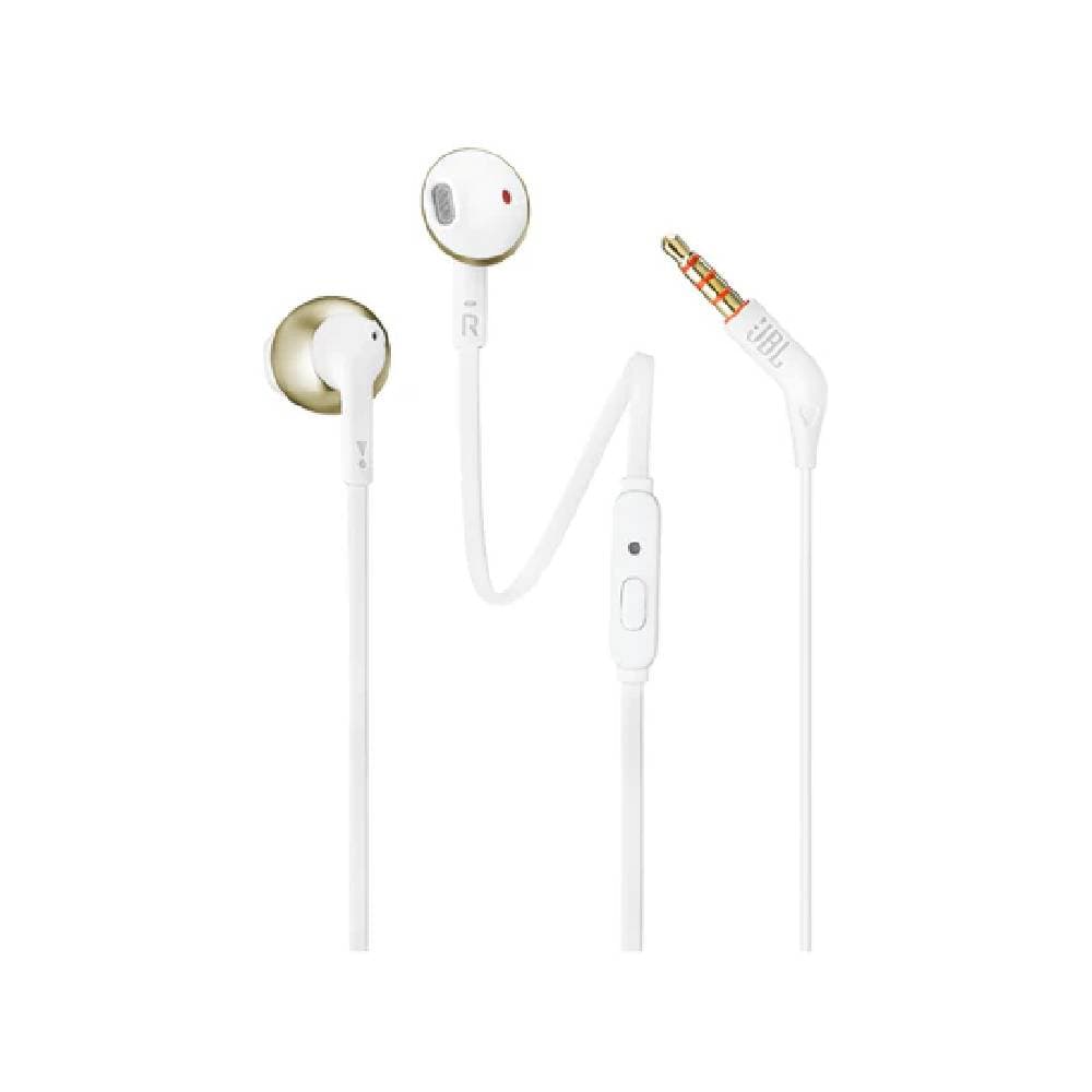 Jbl Tune 205 Wired Earphones, Microphone -Gold