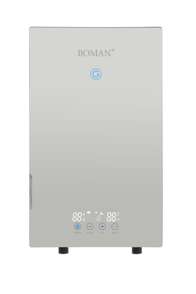 سخان مياه كهربائي فوري بومان، ١٢ كيلو واط - لايت جولد، WZL13-Light gold