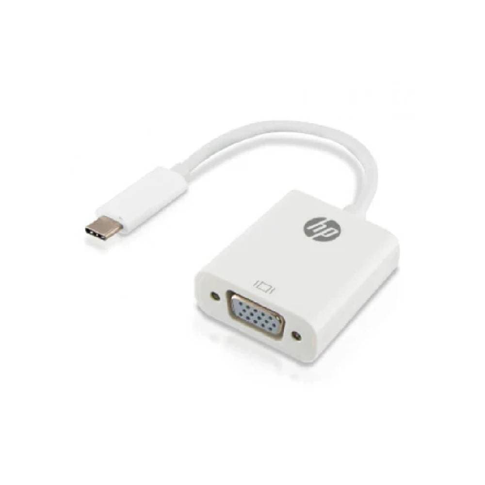 HP Mini Adapter, Type-C to VGA - White