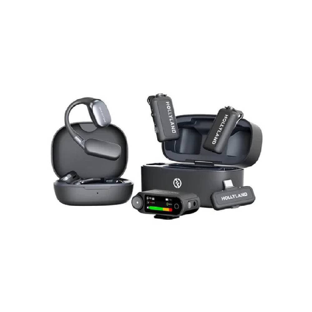 Hollyland LARK MAX 2 Wireless Lavalier Microphone System Ultimate Combo - Black