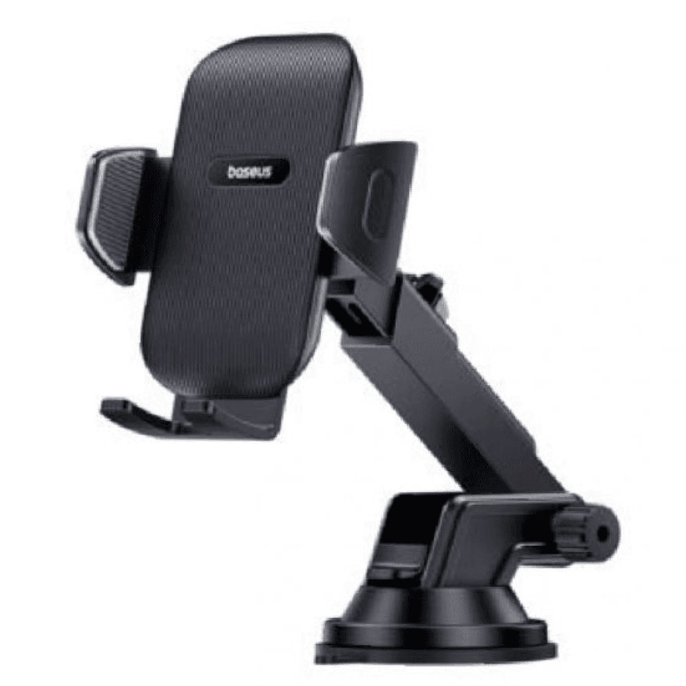 Baseus UltraControl Go Series Mechanical Clamping Phone Holder, C40361600111-00 - Black