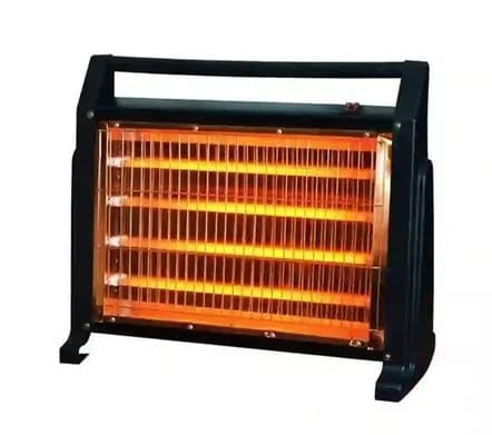 IHome Heater 4 Candles , 2000 watt - Silver black