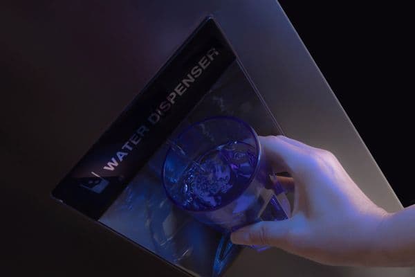 Fresh Refrigerator, 426 Liters, 2 Doors, No Frost, Digital with Water Dispenser, FNTDR540YGB - Black