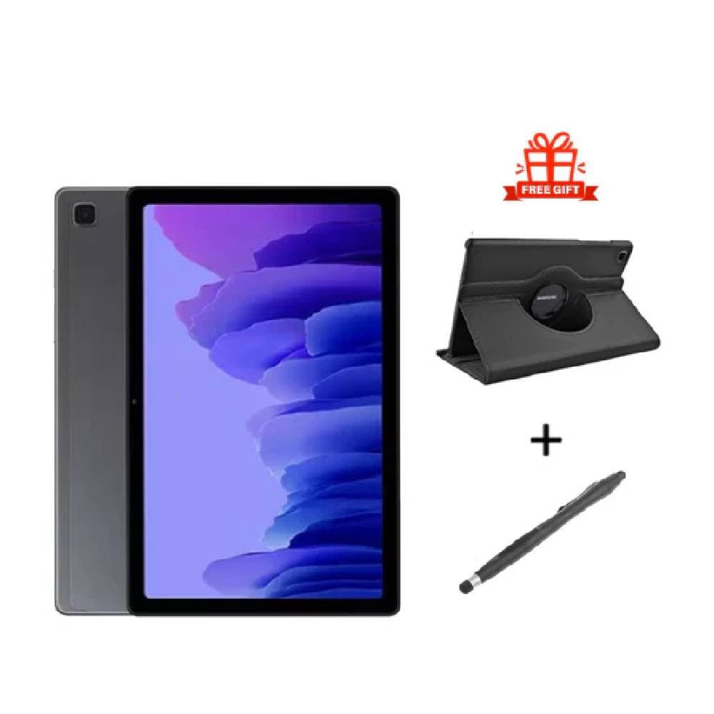 سامسونج جالكسي تاب A7، رام 3 جيجا رام، 32 جيجا - غطاء رمادي + قلم رصاص