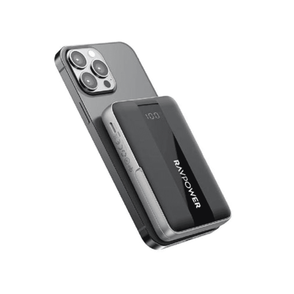 Ravpower RP-PB1217 Wireless Power Bank, 10000mAh, 15W - Black