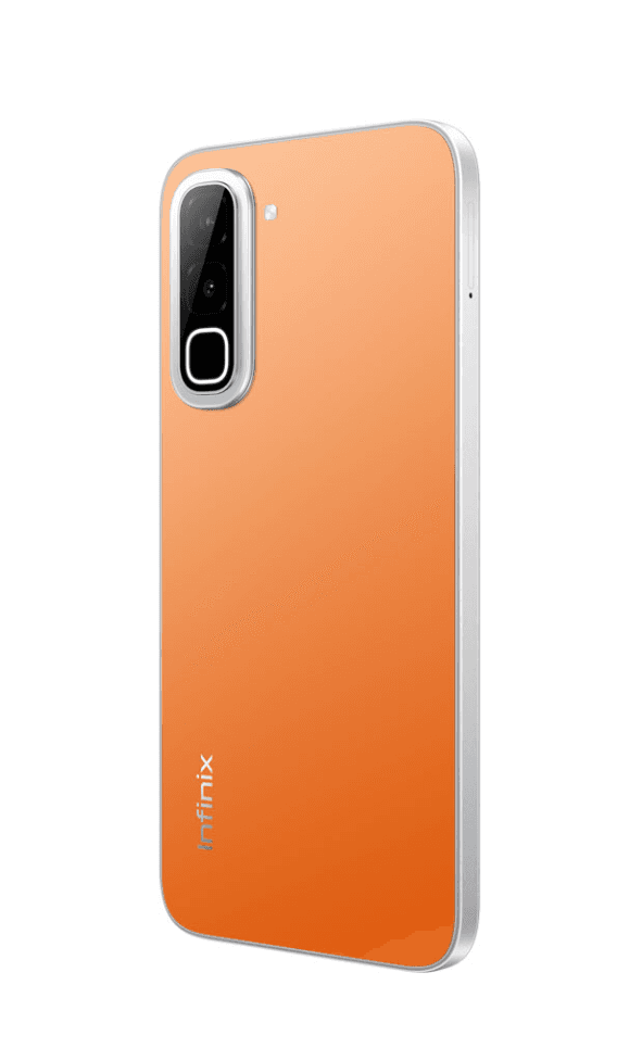 Infinix Hot 70 Dual Sim, 256GB, 8GB Ram, 4G - Thermo Orange