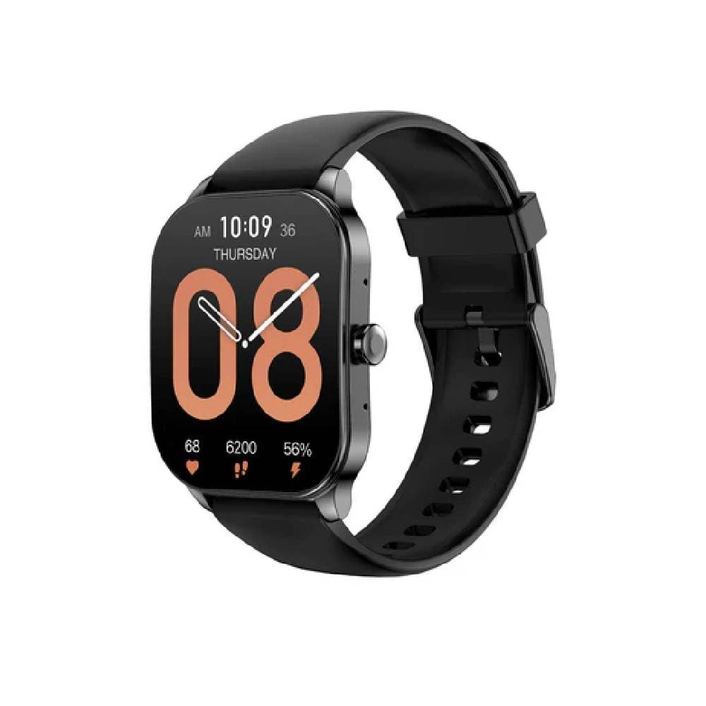 Amazfit POP 3S Smart Watch for Unisex, AMOLED Display, 1.9 Inch - Black