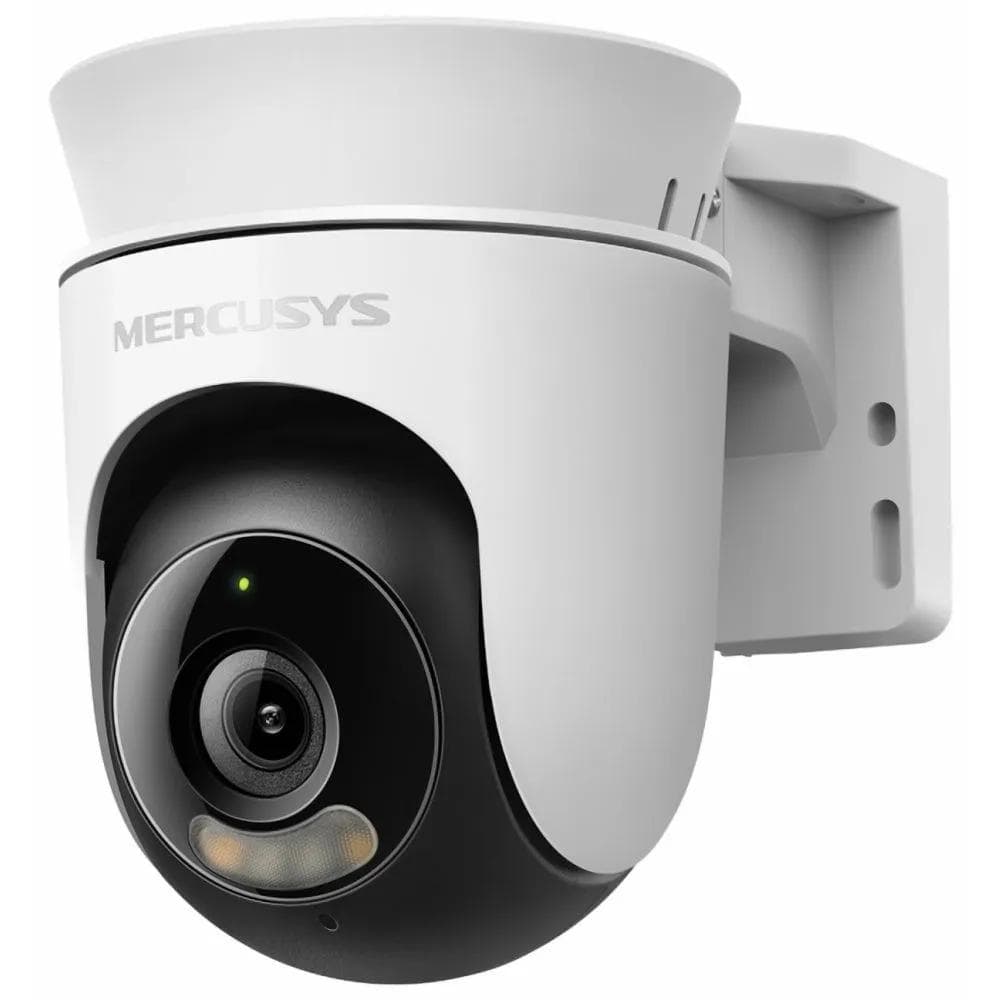 Mercusys Outdoor Pan/Tilt Security Camera, 2K QHD, White - MC510