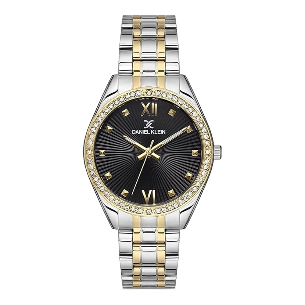 Daniel Klein Analog Casual Watch for Women, Stainless Steel Strap - Silver, DK.1.13088-2