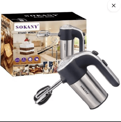 Sokany Egg Beater, 800W - White