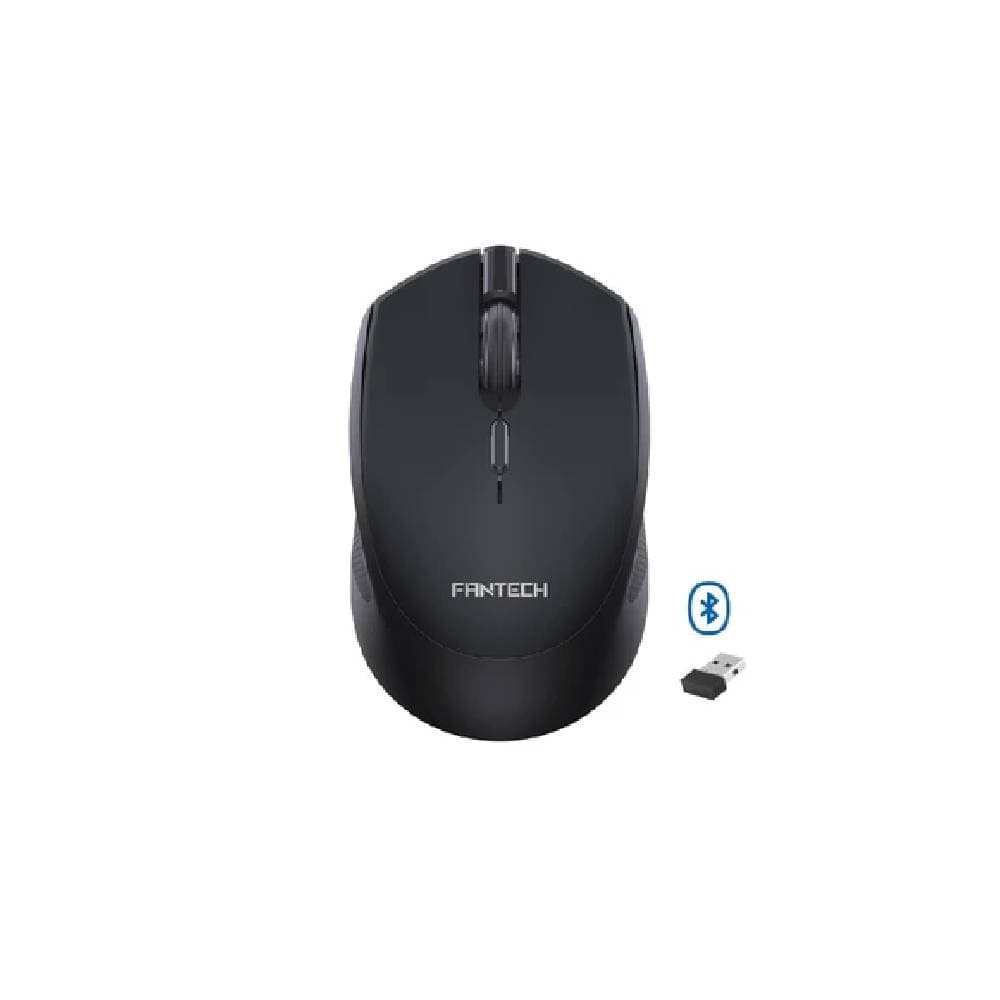 FANTECH W190 DUAL MODE 2.4Ghz And Bluetooth Wireless Silent Mouse Up To 200 Hours-black