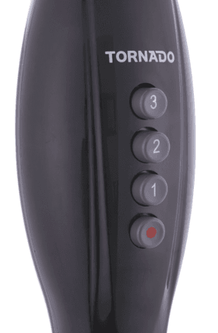 Tornado Stand Fan, Without Remote Control, 16 Inch - Black, TSF-16W