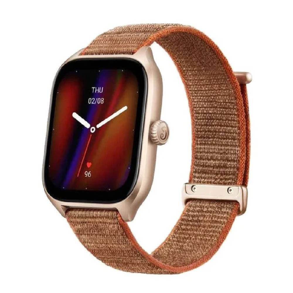 Amazfit GTS 4 Smartwatch, GPS, 1.75 Inch - Brown