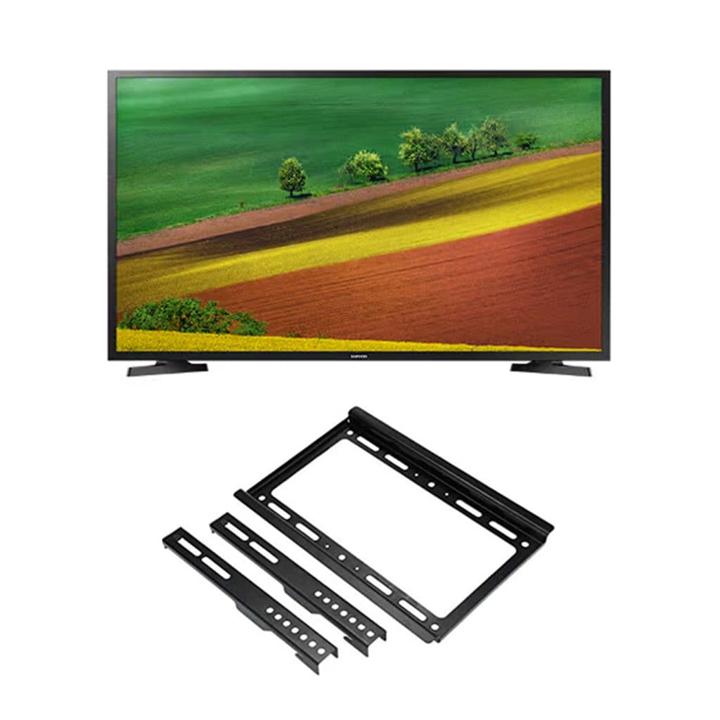 Samsung 32 Inch HD Smart LED TV With Built-in Receiver - 32T5300AUXEG With Wall mount for 14 to 42 inch TV - Black