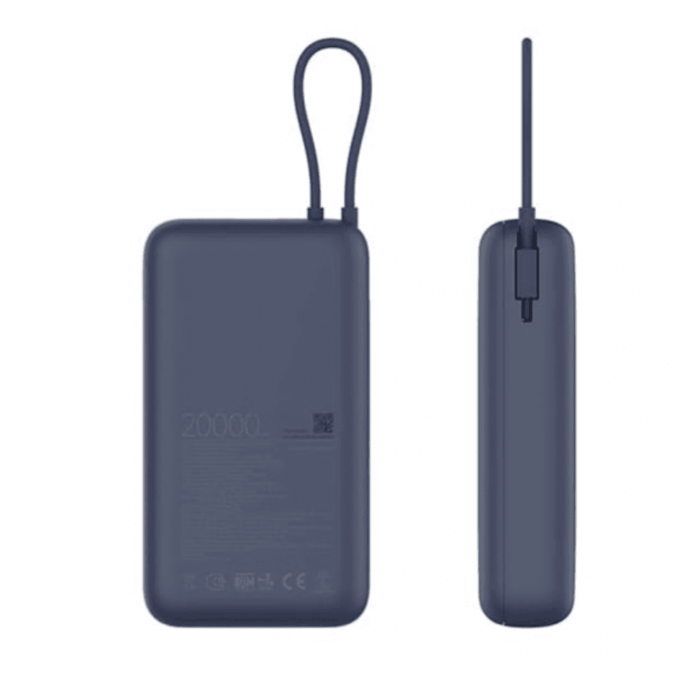 Xiaomi 33W Power Bank 20000mAh (Integrated Cable) - Blue