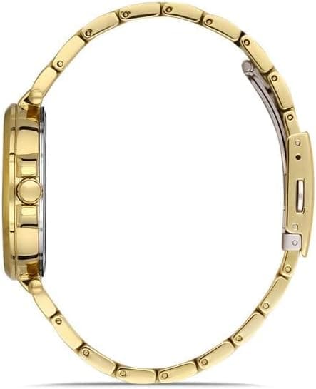 Daniel Klein Analog Dress Watch for Women, Metal Strap, DK.1.13234-2 - Gold