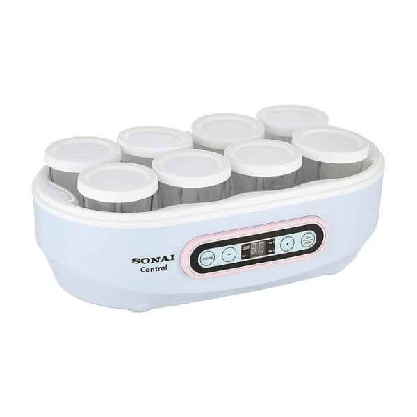 Sonai Yogurt Maker, 8 Cups, 20 Watts - Light Blue Pink, MAR1070