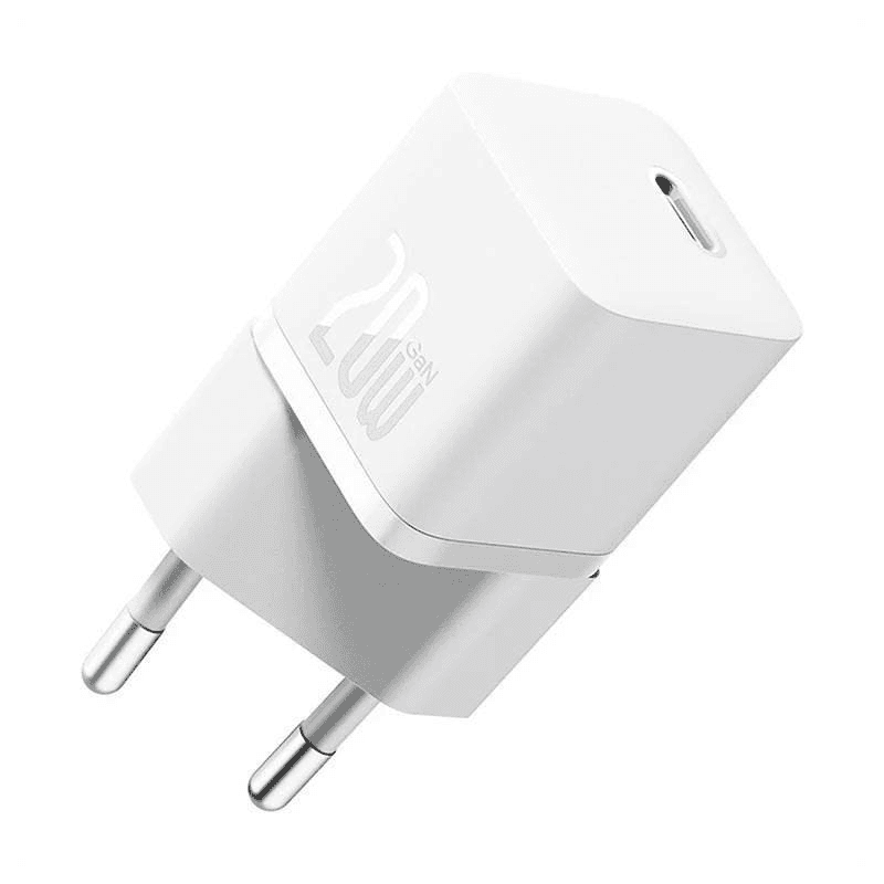 Baseus GAN5 USB-C Wall Charger, 20 Watt, White - CCGN050102
