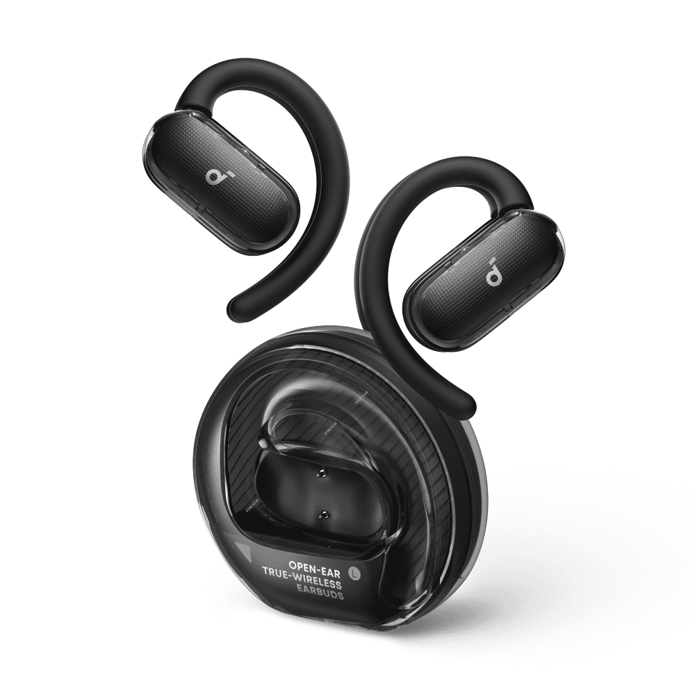 Anker Soundcore V40i Open-Ear Earbuds - A3878H11- Black