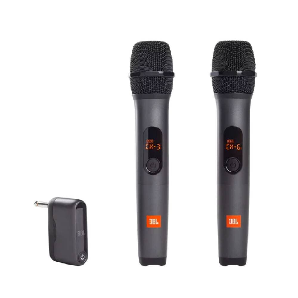 جي بي ال مجموعة ميكروفونات لاسلكية من ، نظام ميكروفونين لاسلكيين - أسود