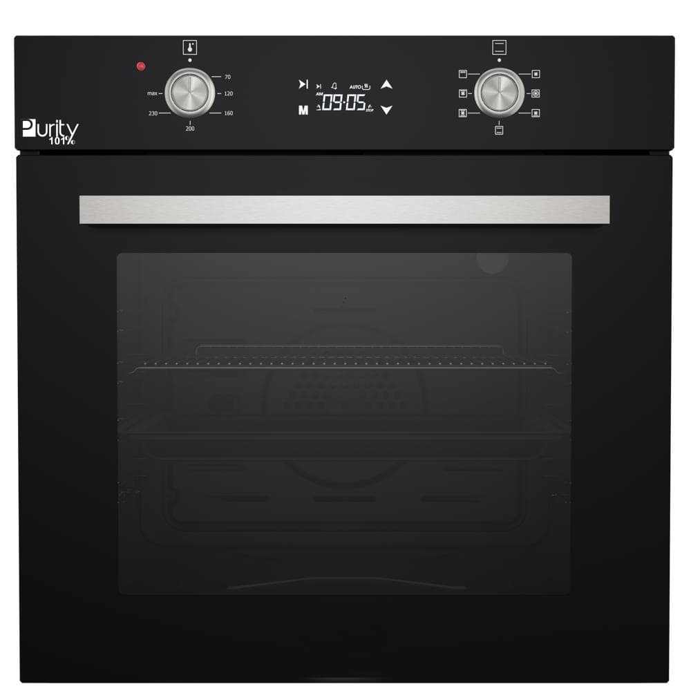 Purity Built-in Gas Oven with Grill, 65 Liters, Black - OPT602GGD