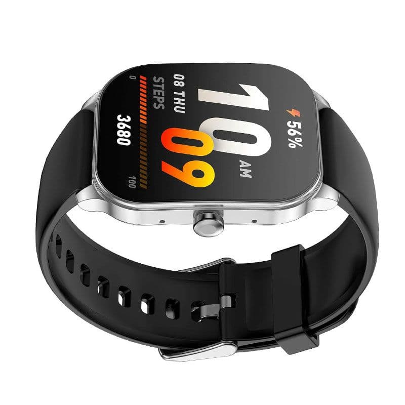 Amazfit POP 3S Smart Watch, 1.9 Inch - Silver