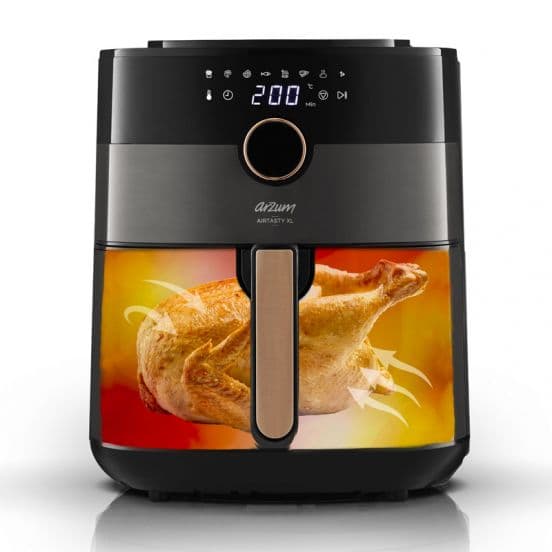 Arzum Air Fryer, Airtasty XL, 6 Liters, 1750 Watts - Black, AR2074-G
