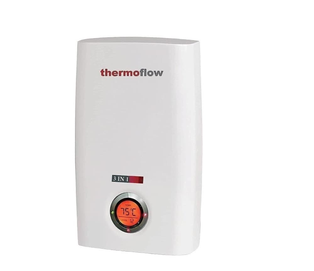 Thermoflow Instant Water Heater 380 Volts - (18-21-24)KW, White-3IN1